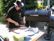 Ren beim grillen in Hittfeld