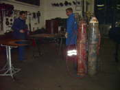 Rohre und Deckel schneiden