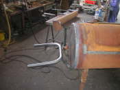 Griff und Schornstein